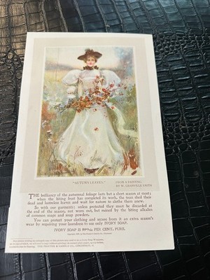 1897  MAGAZINE AD #A8-183 PROCTER AND GAMBLE IVORY SOAP