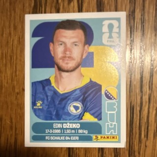 Panini FIFA World Cup 2026 Sticker BIH 18 Edin Džeko Bosnia Player Portrait