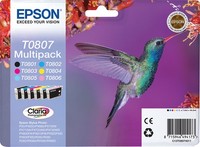 Epson T0807 Claria Photographic Tinte 6 Farben