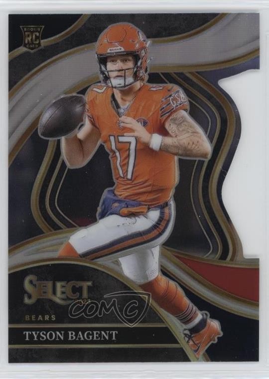 2023 Select Club Level Black & Red Prizm Die-Cut Tyson Bagent #208 Rookie RC 2l4