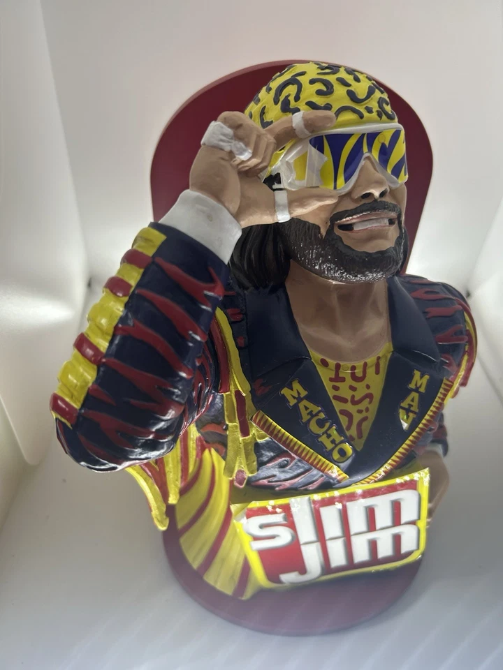 Slim Jim Macho Man Randy Savage 2021 Collector Series Display Holder WWE WWF WCW - Image 2 of 4