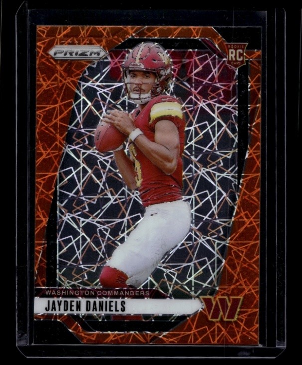 2024 Panini Prizm Football Jayden Daniels #347 RC Rookie Lazer