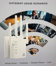 2025 WiFi Extenders Signal Booster with Dual Band 5GHz/2.4GHz, Long Range Up to