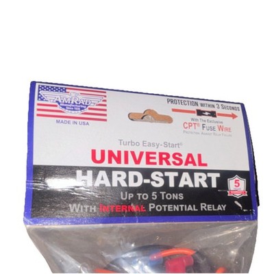 AMRAD Turbo Easy-Start Universal Hard Start Capacitor for AC Up to 5 Tons