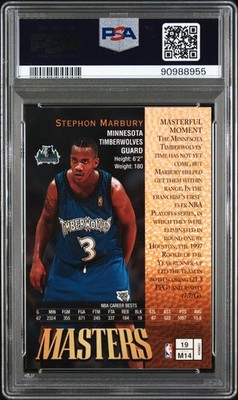 1997 FINEST W/COATING #19 STEPHON MARBURY PSA 10 | eBay