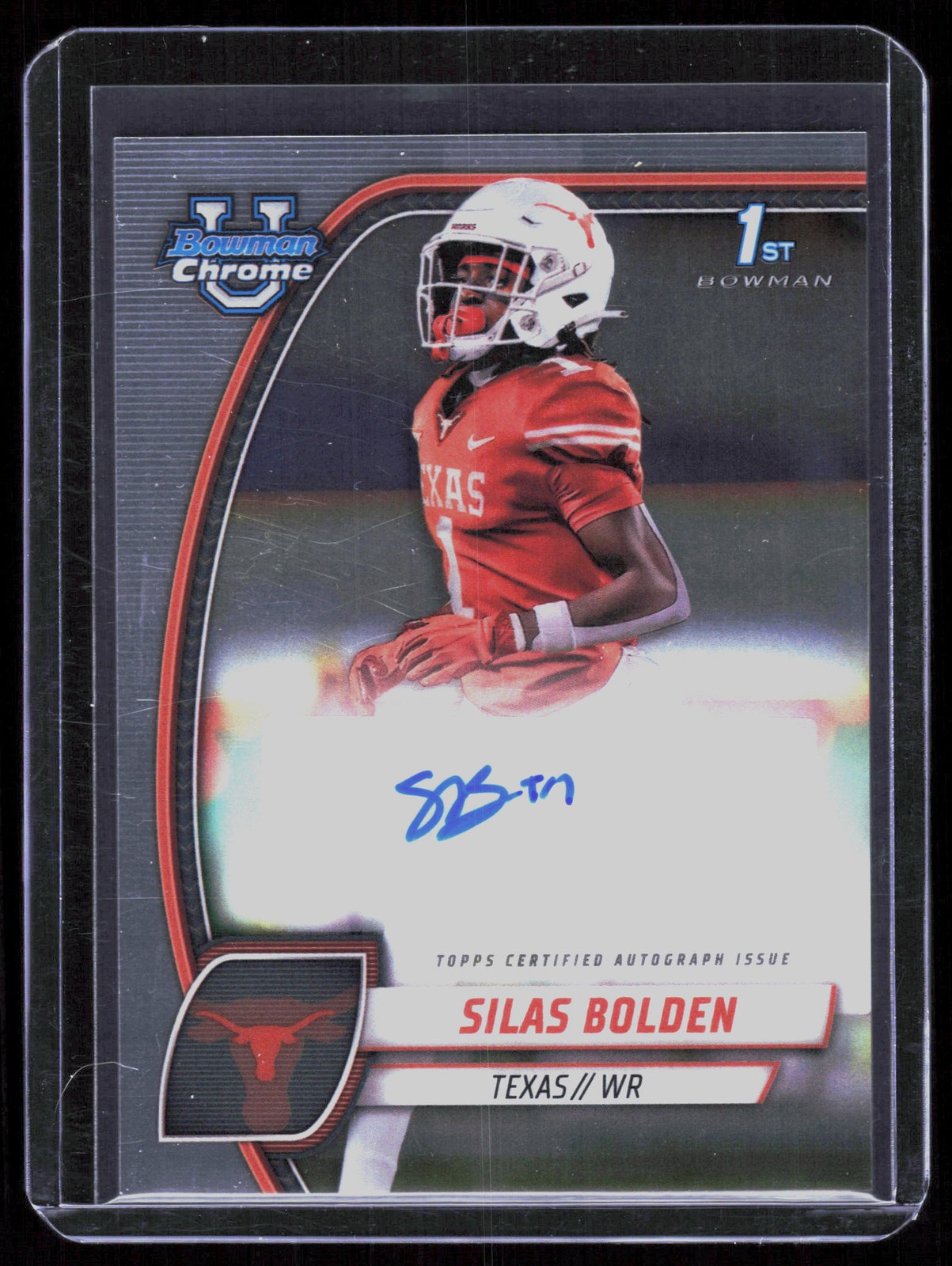 2024 Bowman University Chrome #PA-SBO Silas Bolden Prospect Autographs