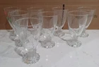 Vintage Anchor Hocking Berwick Boopie Clear Glass Water Goblet Set Of 8