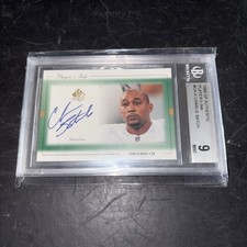 1999 SP Authentic Charlie Batch Player's Ink Green Auto #CH-A Lions BGS 9