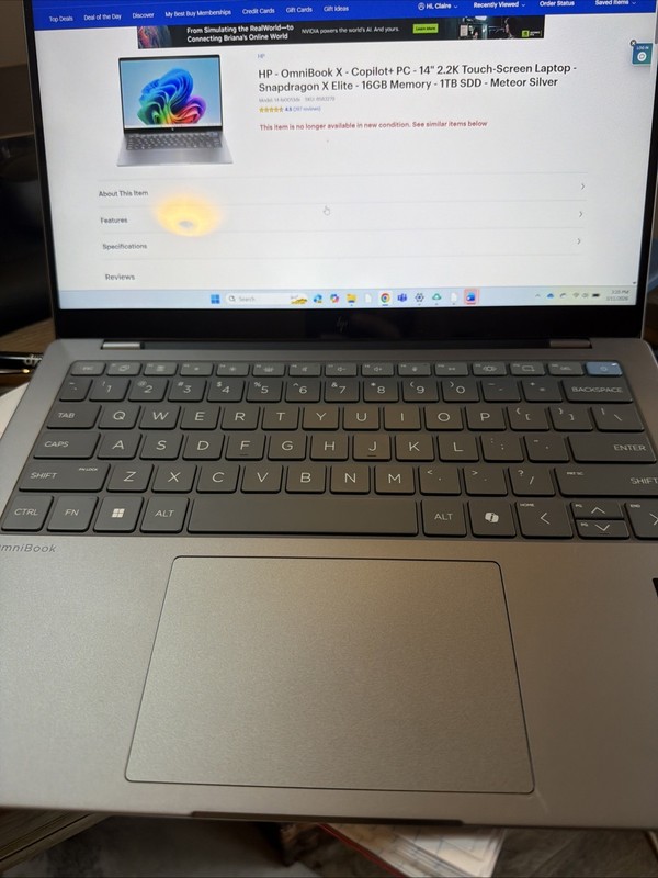 Hp Omnibook X Touchscreen