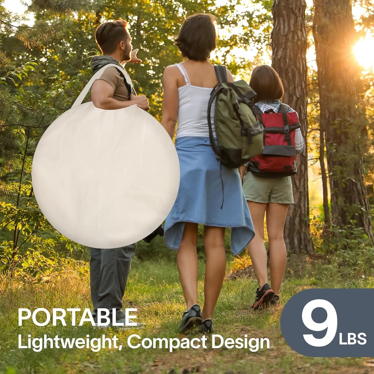 Alvantor Screen House Gazebo, 6-10-15 Person Pop up Igloo Screened Canopy Tent w