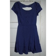 Purple Cutout Back Dress Medium Juniors 7-9 EYELASH COUTURE