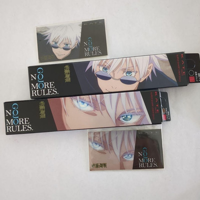 Jujutsu Kaisen x KATE Satoru Gojo Eyeliner Eyebrow & stickers Set of 4 New