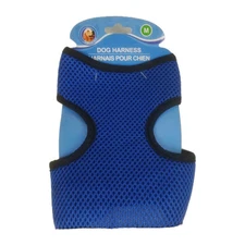 Greenbrier Kennel Club Medium Adjustable Comfort Mesh Dog Harness Blue New