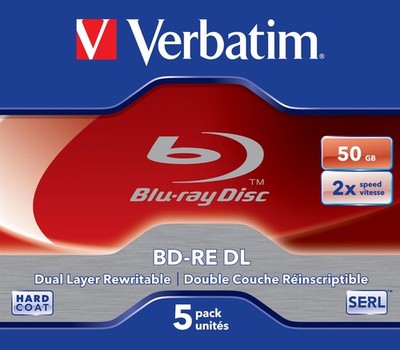 Verbatim 43760 Verbatim Blu-ray BD-RE DL 50GB
