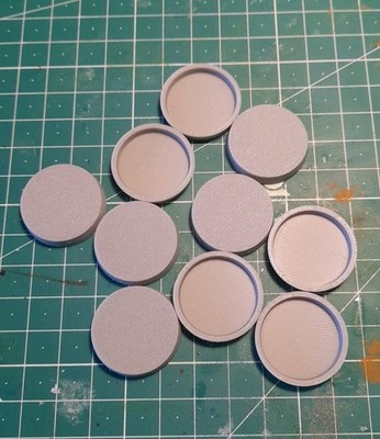 10Stk 27mm Base Rund für Tabletop Miniaturen Star Wars Legion
