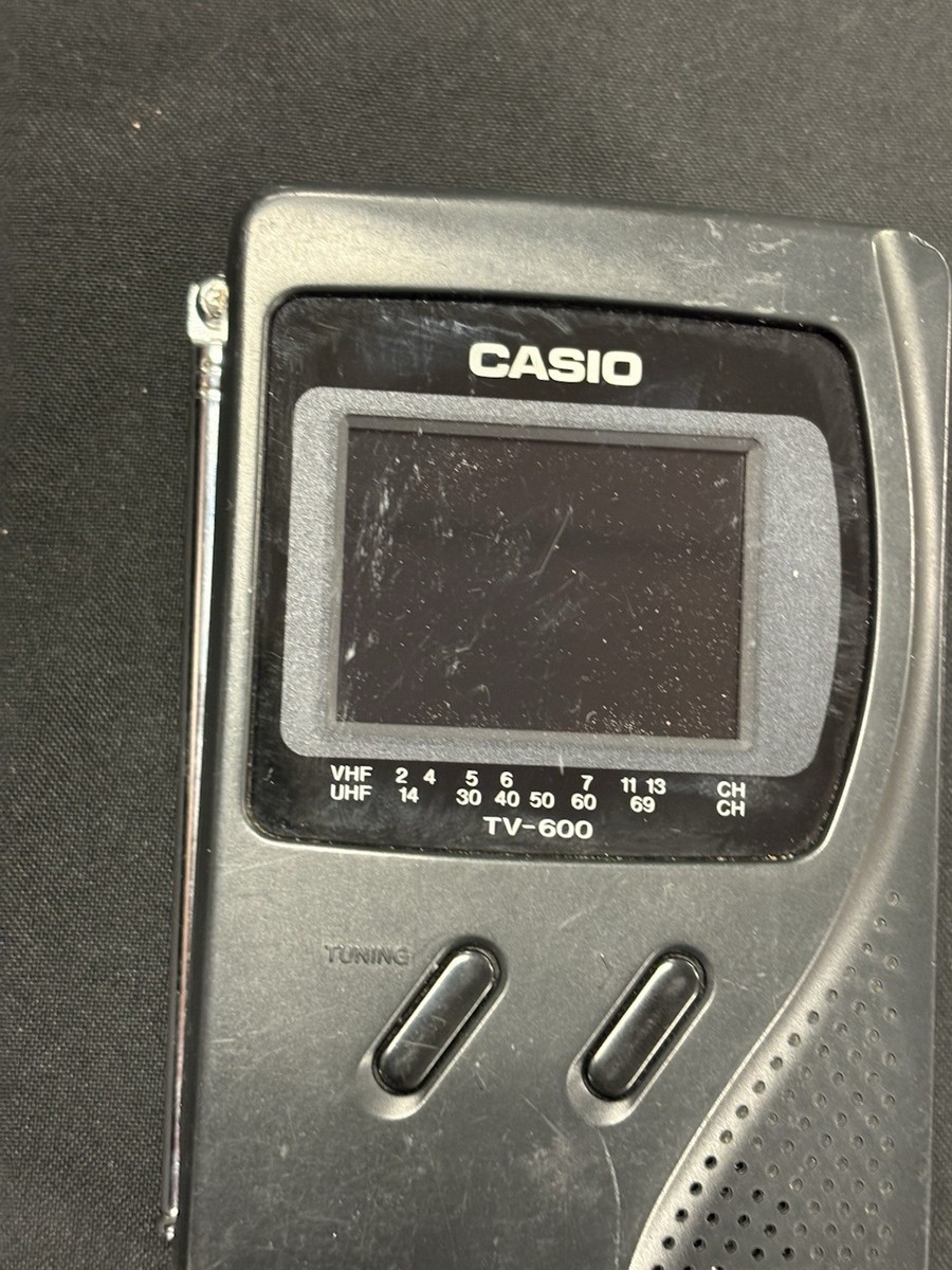 Vintage Casio TV-600B Handheld 90's - DOES TURN ON | eBay