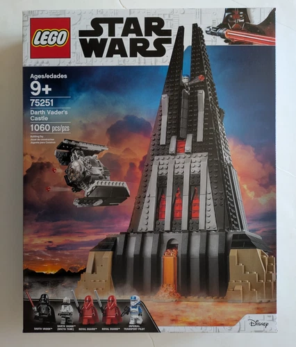 NEW LEGO Star Wars 75251 Darth Vader's Castle RETIRED 1060 pcs NIB SEALED