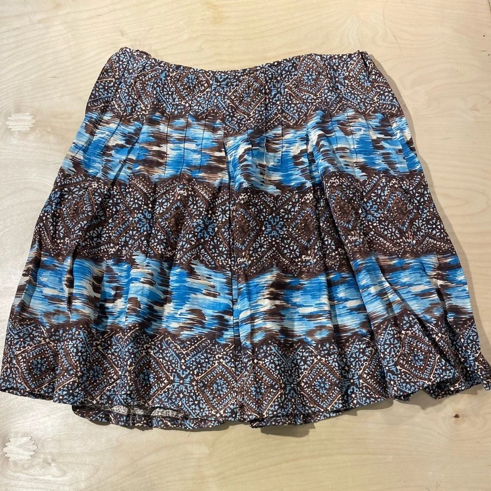 Falda Nine West Azul y Marrón 20W (GL) Foto 3 de 4