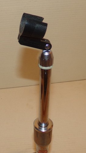 Vintage Atlas Tabletop Microphone Stand Cast Iron Base 13" Tall - Picture 3 of 8