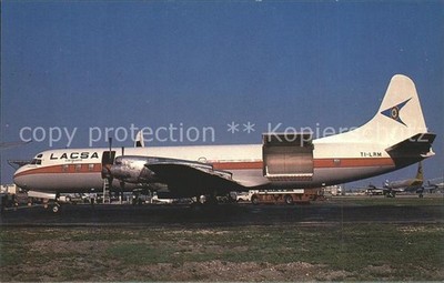 Flugzeuge Zivil LACSA Costa Rica Lockheed L-188C Tl-LRM 