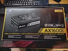Corsair AX1600i 80 Titanium ATX Fully Modular Power Supply - Black 1600W