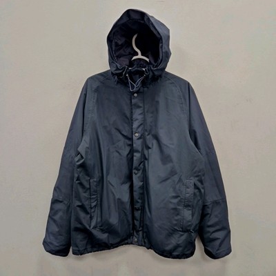 Barbour Rydal Weather Comfort Waterproof Breathable Navy Hooded Jacket Medium