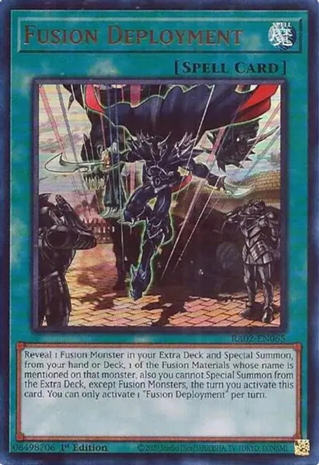 Fusion Deployment - RA02-EN065 - Ultra Rare - 1st Edition Near Mint