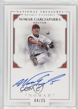 2016 Panini National Treasures Notable Nicknames /25 Nomar Garciaparra Auto 1h1