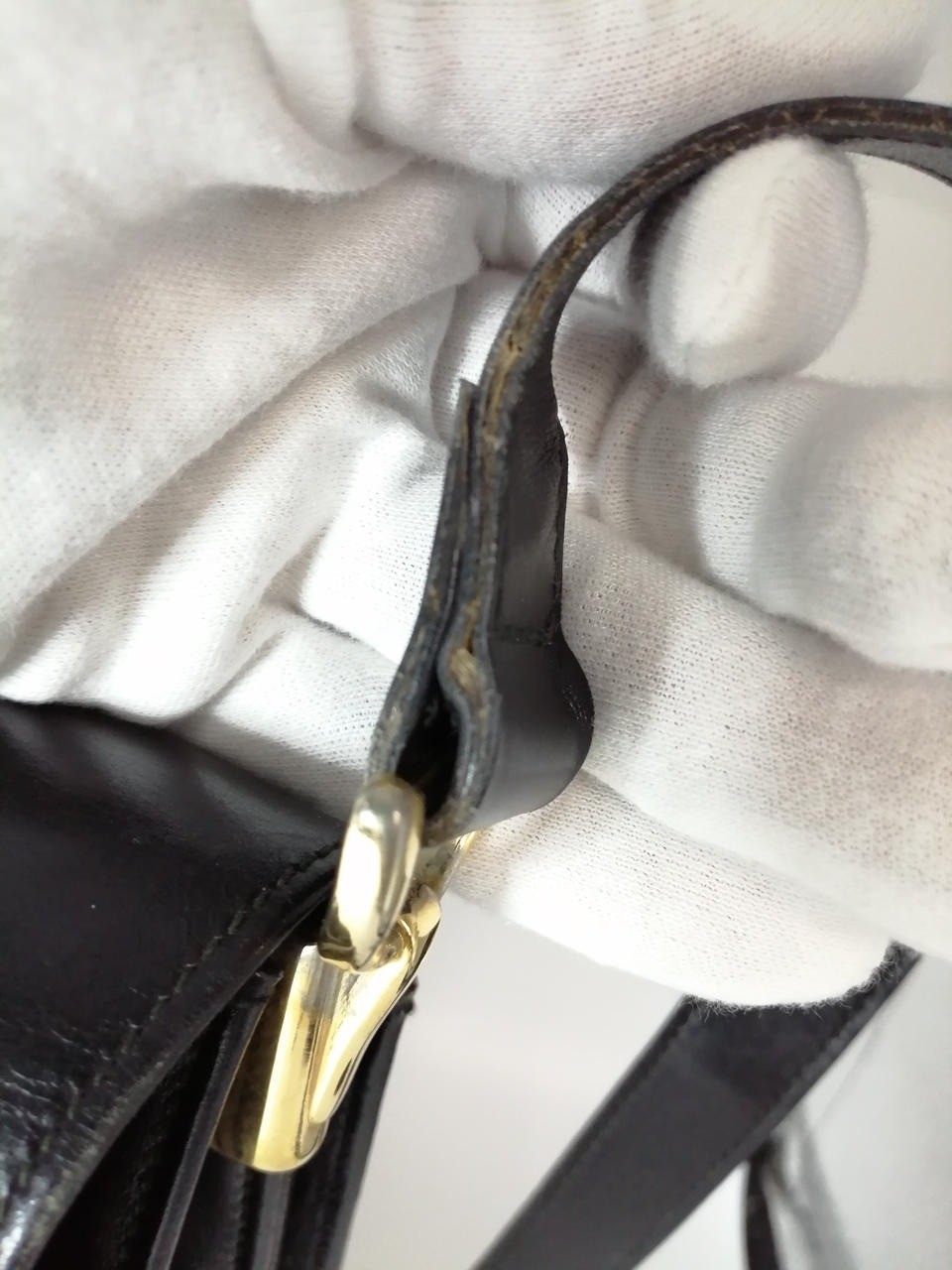 CELINE Authentic Flap Shoulder Bag Crossbody Logo… - image 18