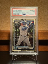 Marketplace image: 2024 Bowman Chrome Prospect David Guzman 1st Superfractor PSA 9 MINT RARE SSP SP