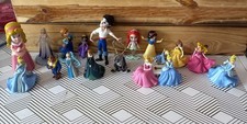 Disney Princess Mixed Lot of 17 Figures Cake Toppers