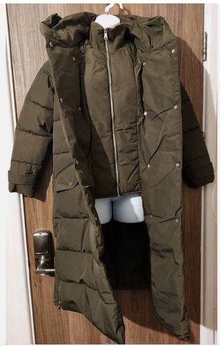 Next 14 petite Padded Hooded Coat Great condition Dark green