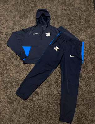 2 Teile Nike FC Barcelona Trainingsanzug Gr S