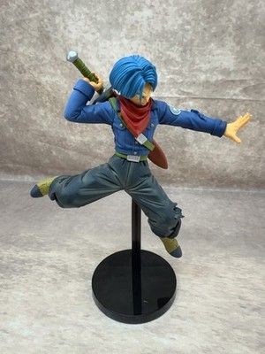 Dragon Ball Super Future Trunks Figure Blue Hair Sword Banpresto Anime Statue