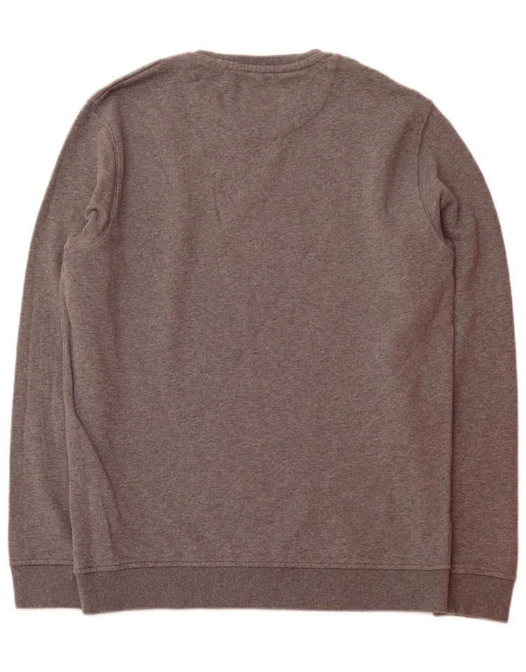 LYLE & SCOTT Hombre Sudadera Jersey Grande Gris Algodón BE04 Foto 2 de 3