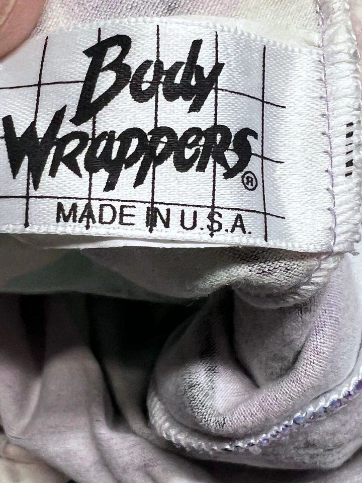 Traje de baño vintage body wrappers años 80 90 de una pieza floral colorido talla L hecho en EE. UU. Foto 3 de 4