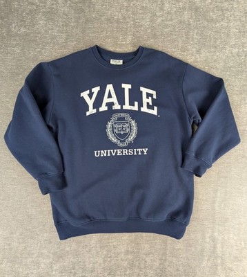 Yale Unisex Sweatshirt M Navy Blau University College Grafikdruck Rundhals