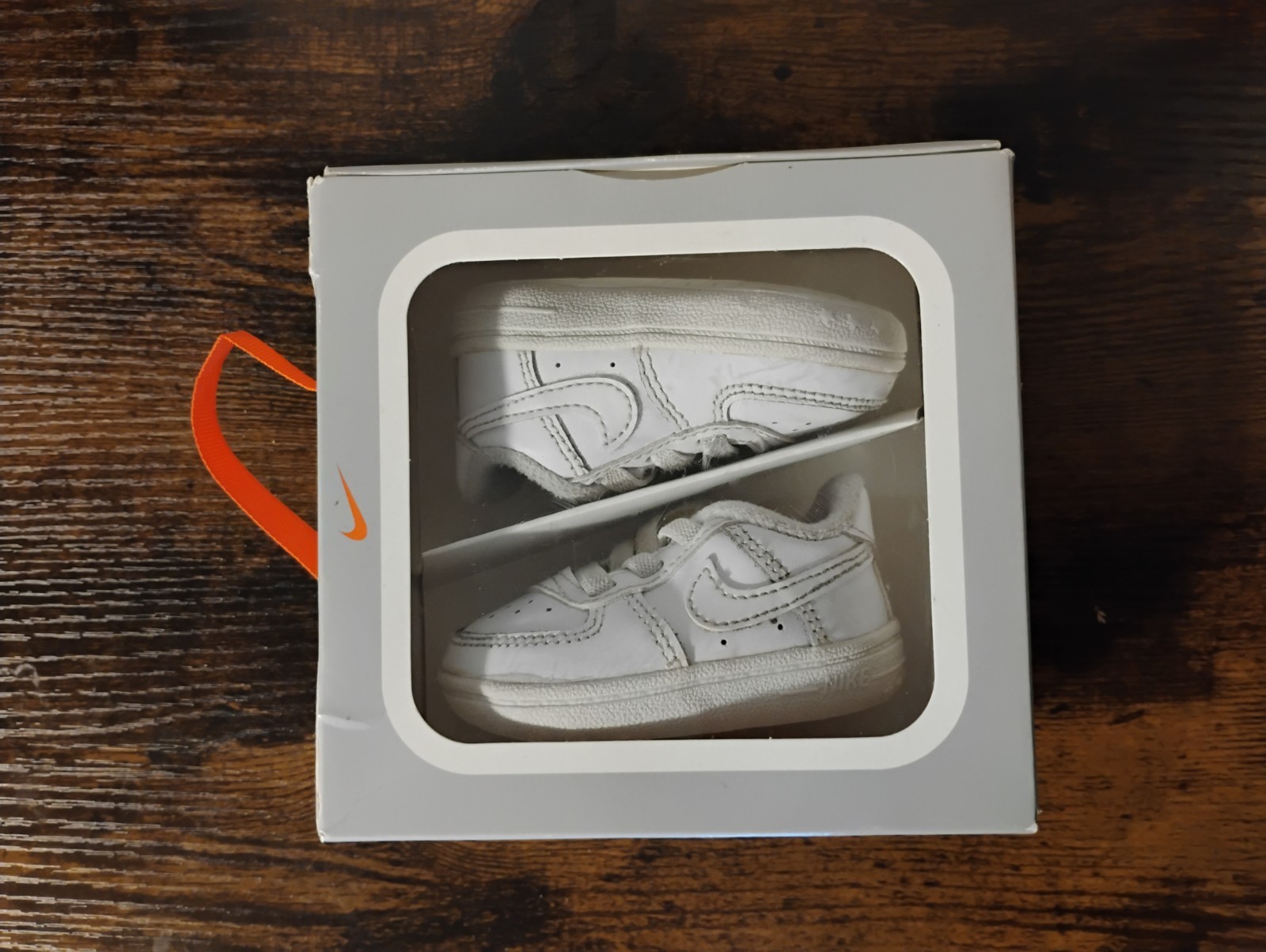 PONY Nike Air Force 1 Low Crib Triple White I taglia 1C CK2201 100 sneakers bambino con scatola