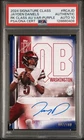 2024 TOPPS SIGNATURE CLASS PURPLE JAYDEN DANIELS RC 7/100 PSA AUTH DNA AUTO 10