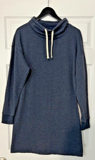 GAP Women’s Sweater Dress Size Small Blue Turtleneck Long Sleeve Pullover EUC