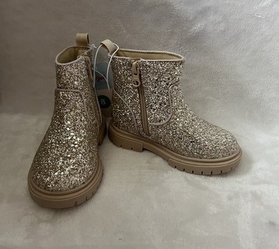 Combat Boots Cat And Jack Glitter Boots Toddler Flora Chelsea