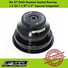 FSA No.57 Orbit Headset Sealed Bearing 1.5 ZS 1-1/8"-1.5" tapered Integrated