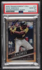 2020 Topps Transcendent Collection 30/95 Dave Winfield #31 PSA 10 GEM MT HOF 8k3