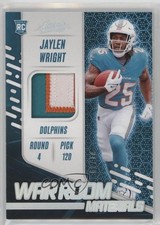 2024 Panini Absolute War Room Materials Holo Silver 21/49 Jaylen Wright rf2