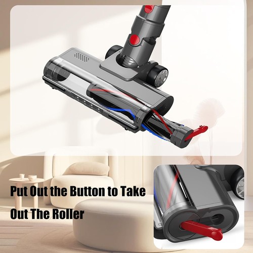 Elektrobürste Turbobürste kompatibel mit Dyson V7 V8 V10 V11 V15 für Hartböden - Bild 6 von 14