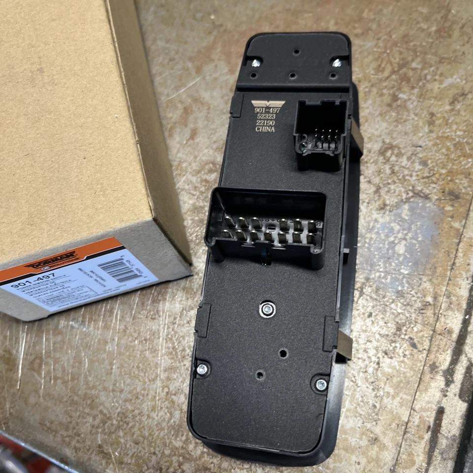 Interruptor ventana puerta delantera izquierda Dorman 901-497 Dodge Dart Jeep Cherokee Chrys 200 Foto 3 de 4