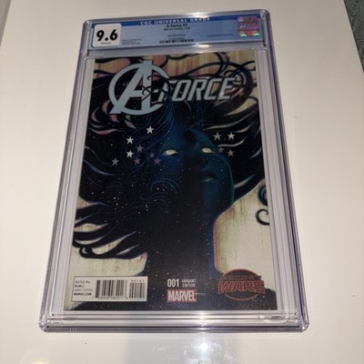 A-Force #1 CGC 9.6  1:25 Stephanie Hans Variant 1st App Of Singularity NM+