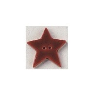 Mill Hill Ceramic Buttons 86357 Large Mocha Star