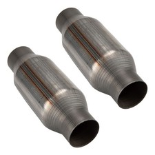 Epa Compliant 2.5 Inletoutlet Universal Catalytic Converter With O2 Port 2x