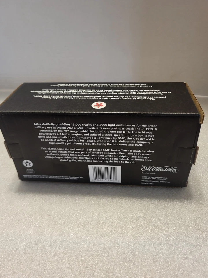 2000 Ertl Collectables Texaco 1919 GMC Tanker Truck Die-Cast Series 17 Bank Nib - Image 3 of 4